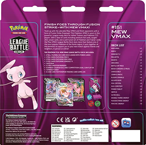 Mew VMAX League Battle Deck J848844