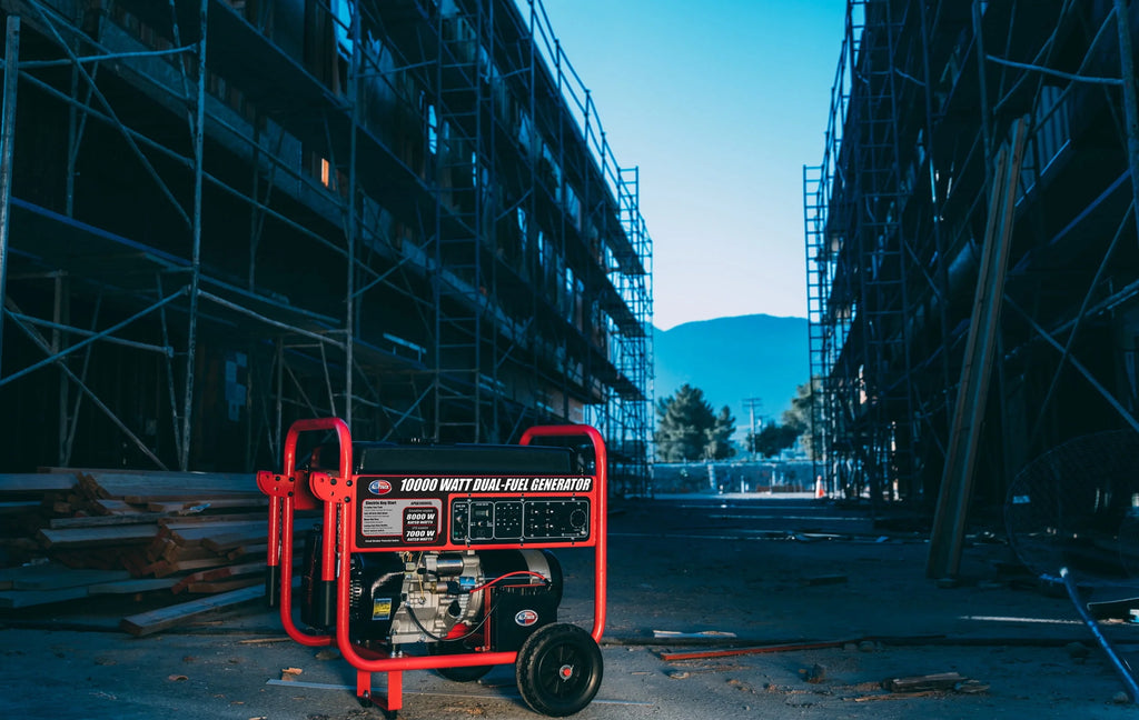 10000 Watt Dual Fuel Portable Generator with Electric Start I9647