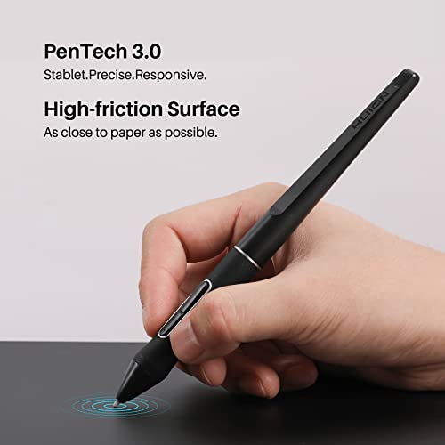 Bluetooth Wireless Graphics Drawing Tablet with Dual Dials Battery-Free Stylus G637440