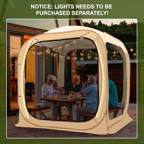 Screen House Tent Instant Pop-Up Tent Shelter Q452