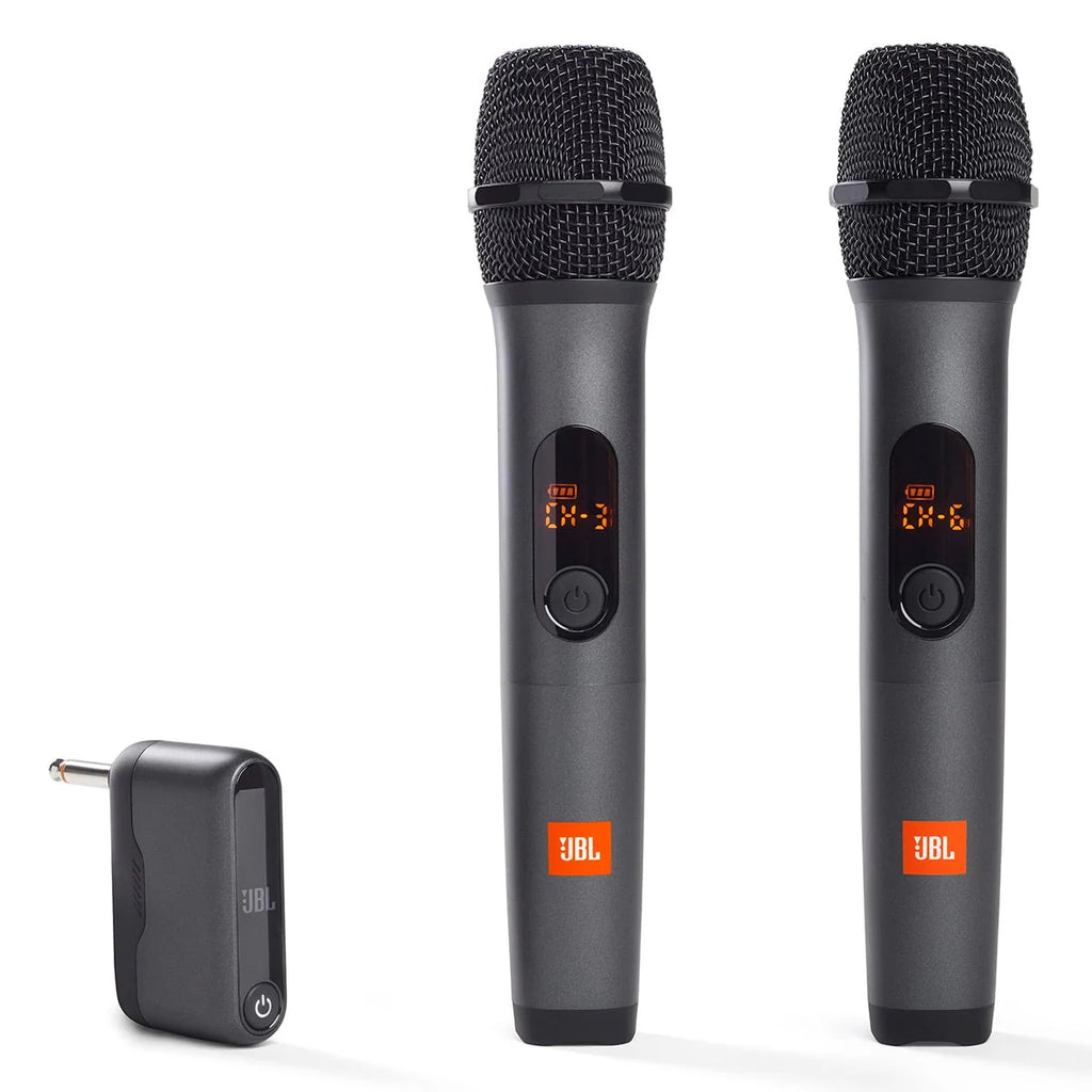 Black Wireless Two Microphone System C134