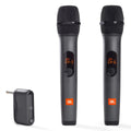 Black Wireless Two Microphone System C134