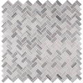 12 in. x 12 in. x 10 mm Polished Marble Mosaic Tile A663790