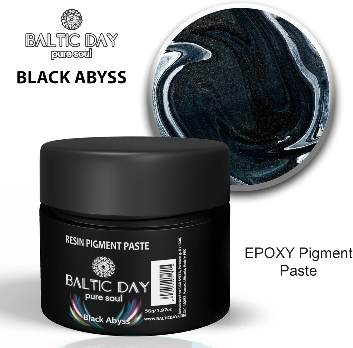 Black Pigment Paste for Epoxy Resin, 2 oz Z199407