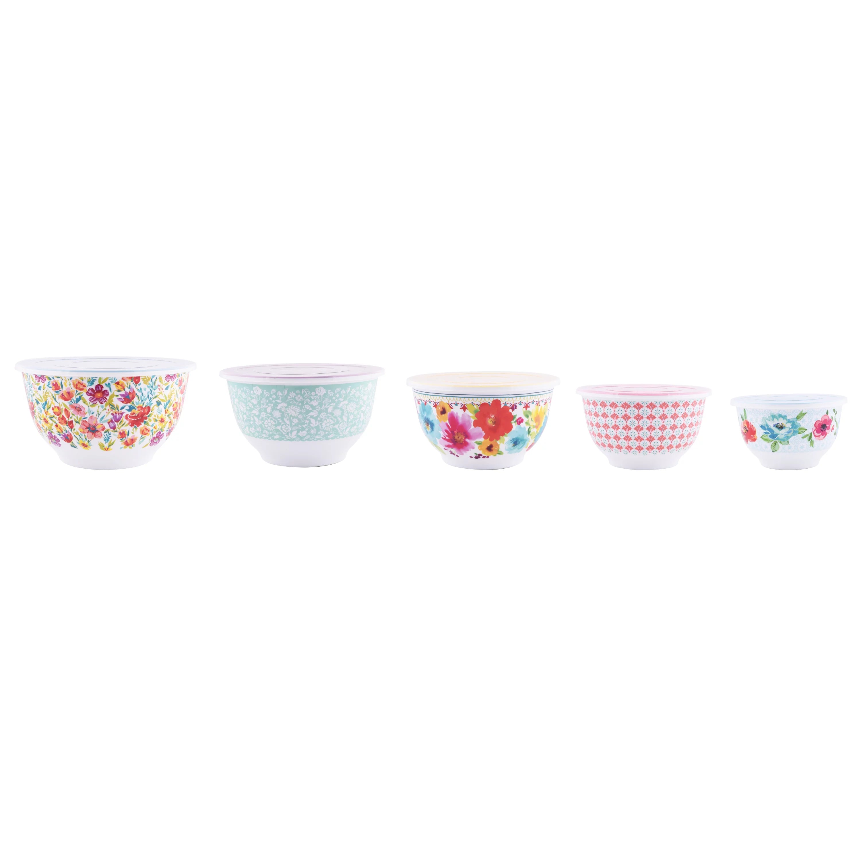 10-Piece Melamine Mixing Bowl Set Y778026