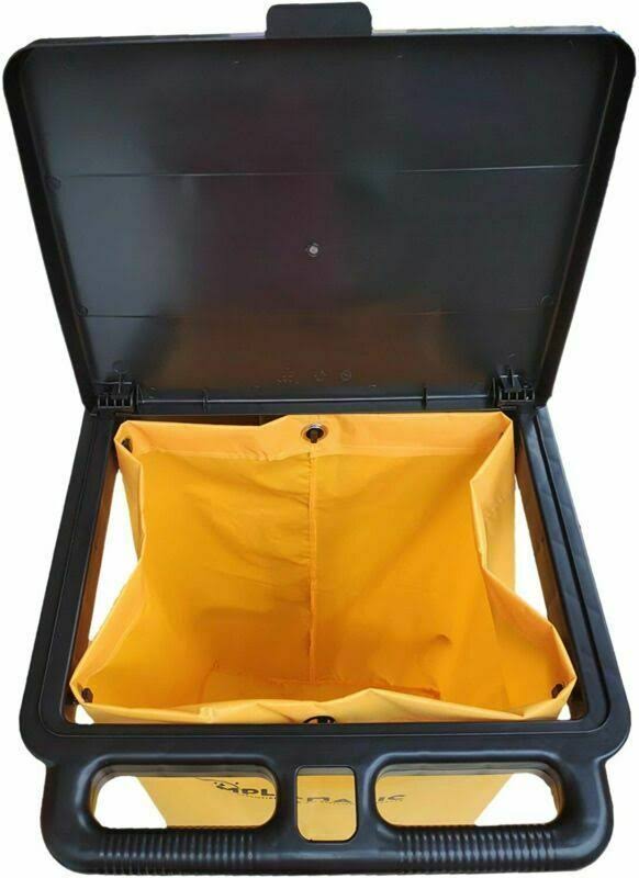 Yellow/Grey Commercial Janitorial Cart D1559