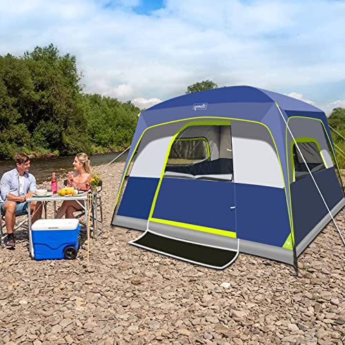 6-Person Instant Cabin Tent with Rainfly B9555