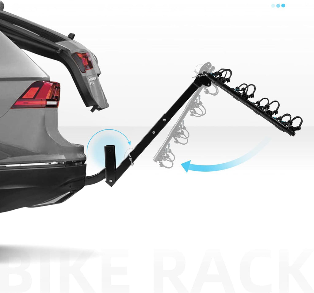 4-Bike Hitch Rack Double Foldable Rack Z2820