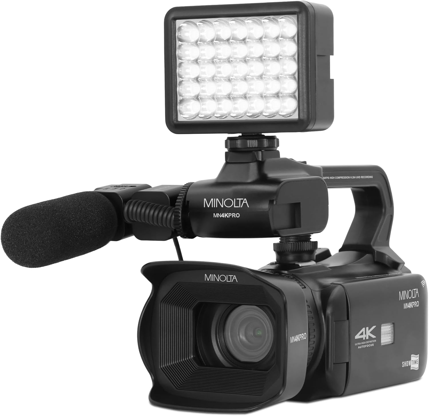 4K60FPS Ultra HD 64 MP Autofocus Camcorder Kit T559
