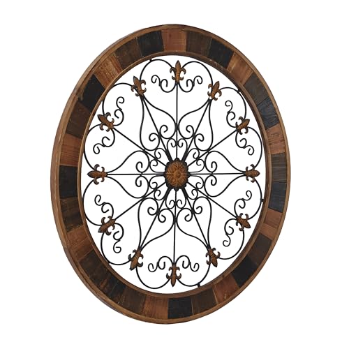Brown Metal Wall Decor N82639
