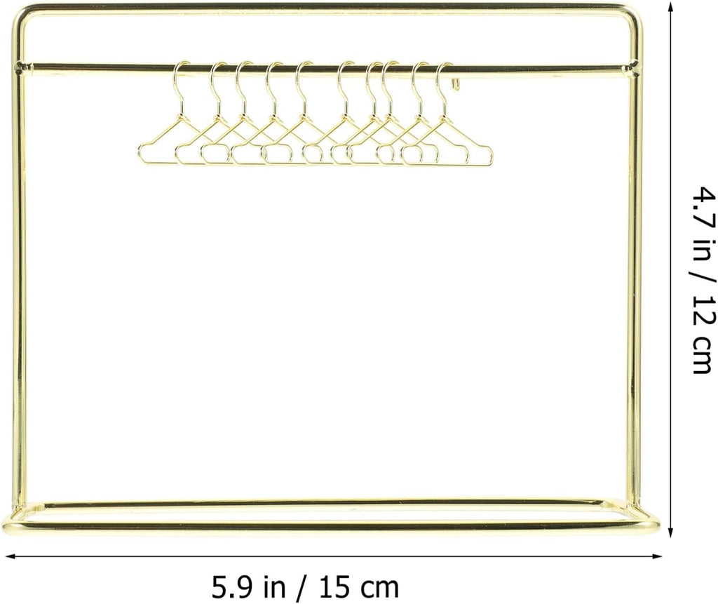 Golden Doll Clothes Hanger Display Rack X737