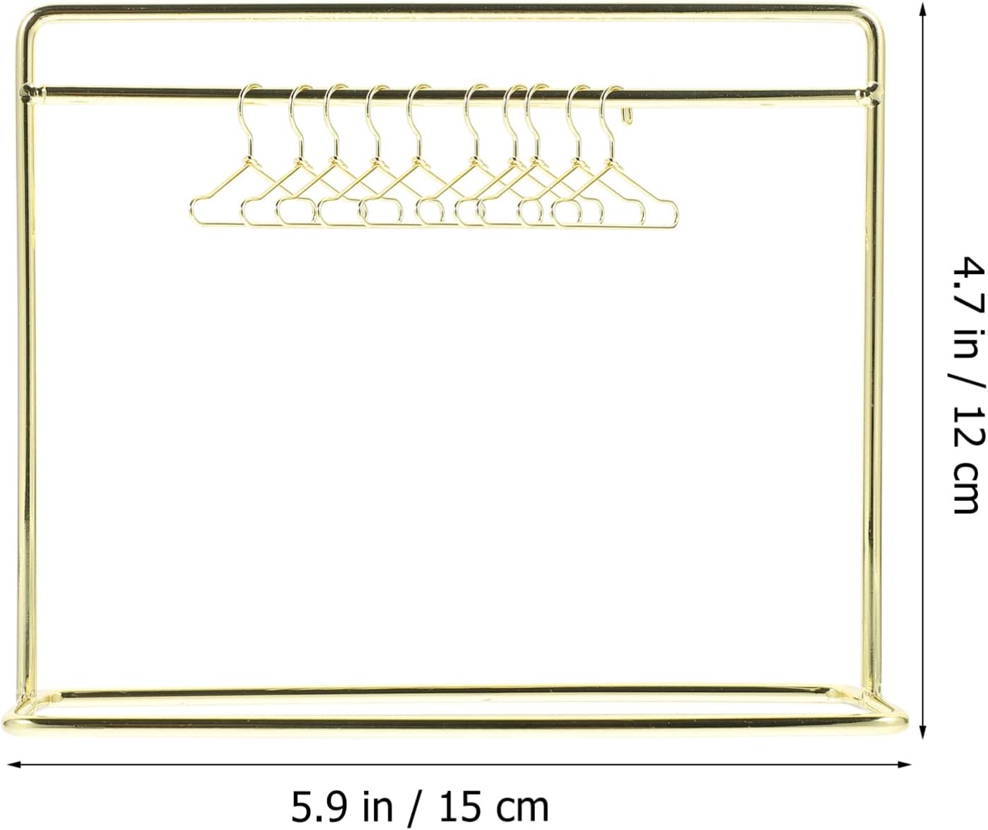 Golden Doll Clothes Hanger Display Rack X737