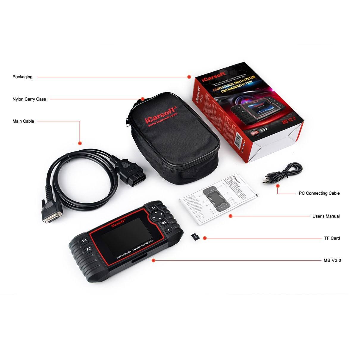 Professional Multi-System Auto Diagnostic Tool MB V2.0 E9394