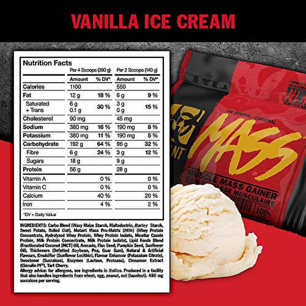 2200 g Cookies and Cream Weight Gain Powder T704
