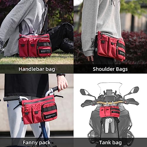 Red Bike Handlebar Bag O800
