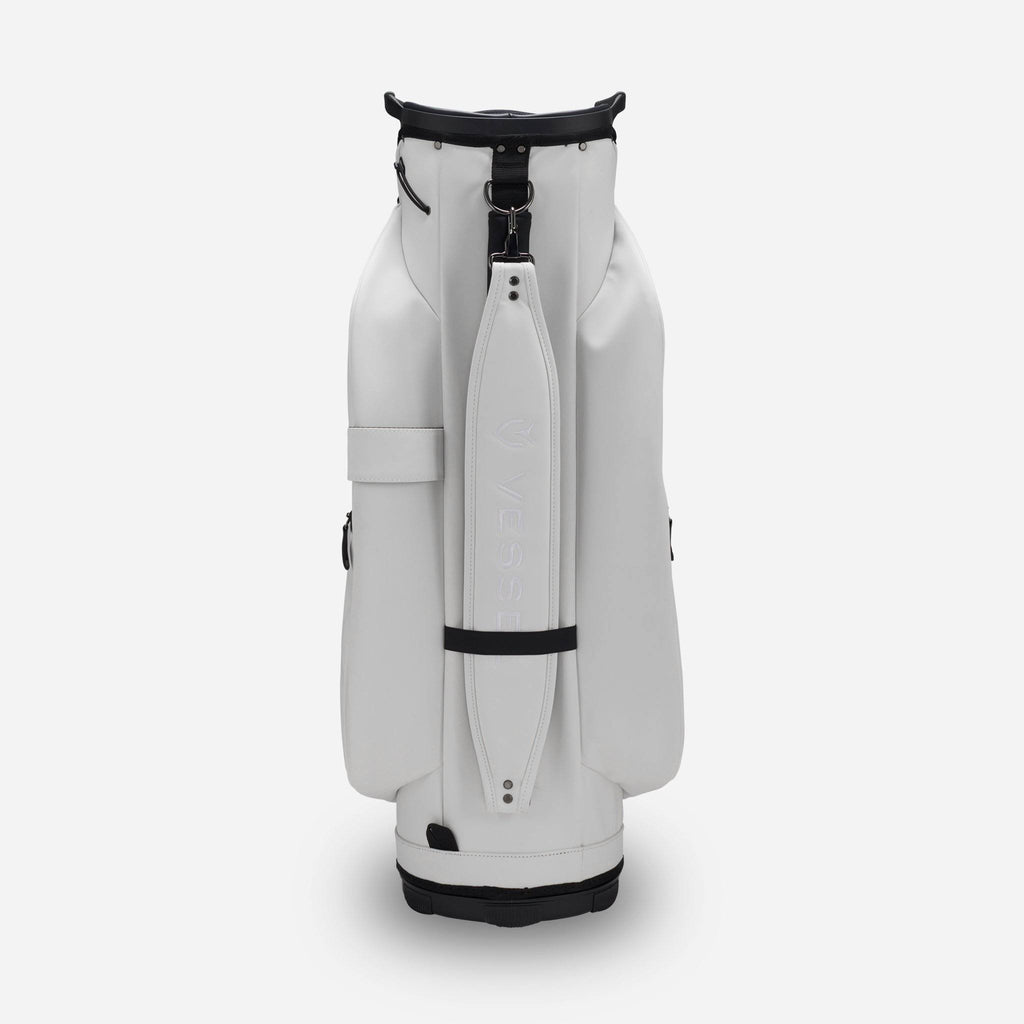 Matte White/Navy Cart Bag T6040