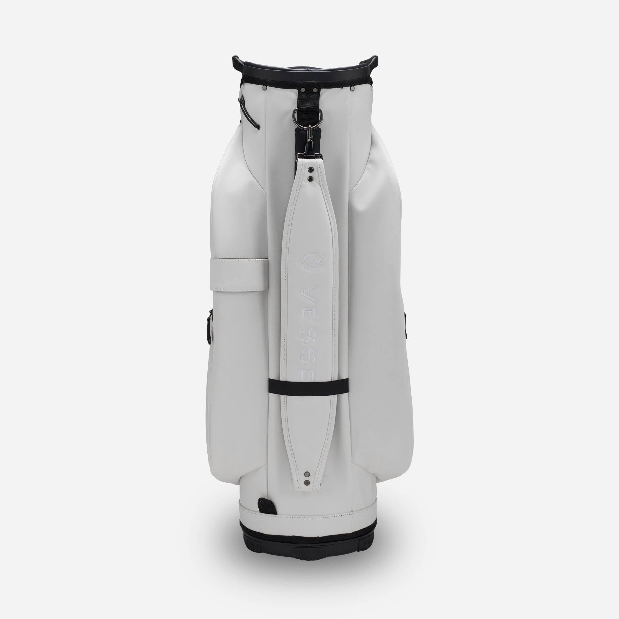 Matte White/Navy Cart Bag T6040