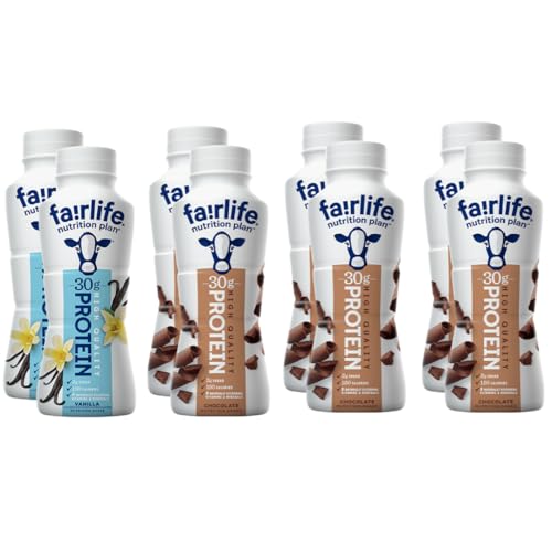 High Protein Shake Variety Pack - Chocolate & Vanilla - 11.5 Fl Oz (8 Pack) N647