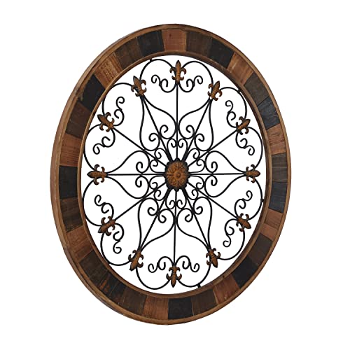 Brown Metal Wall Decor N82639