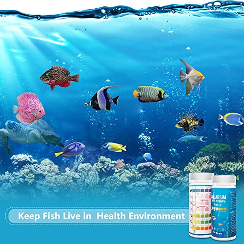 7 in 1 Aquarium Test Strips 100 Strips Z5332