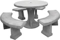 4 Piece Concrete Table Set H1215