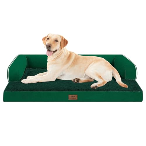 Large Dark Grey Orthopedic Dog Bed with Removable Cover G9834