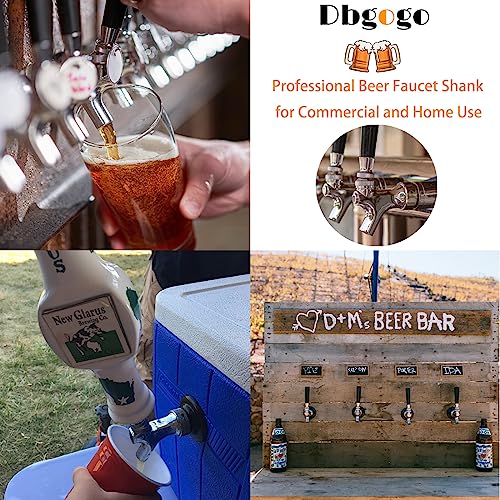 Stainless Steel Draft Beer Faucet Shank with Beer Line Barb G8110