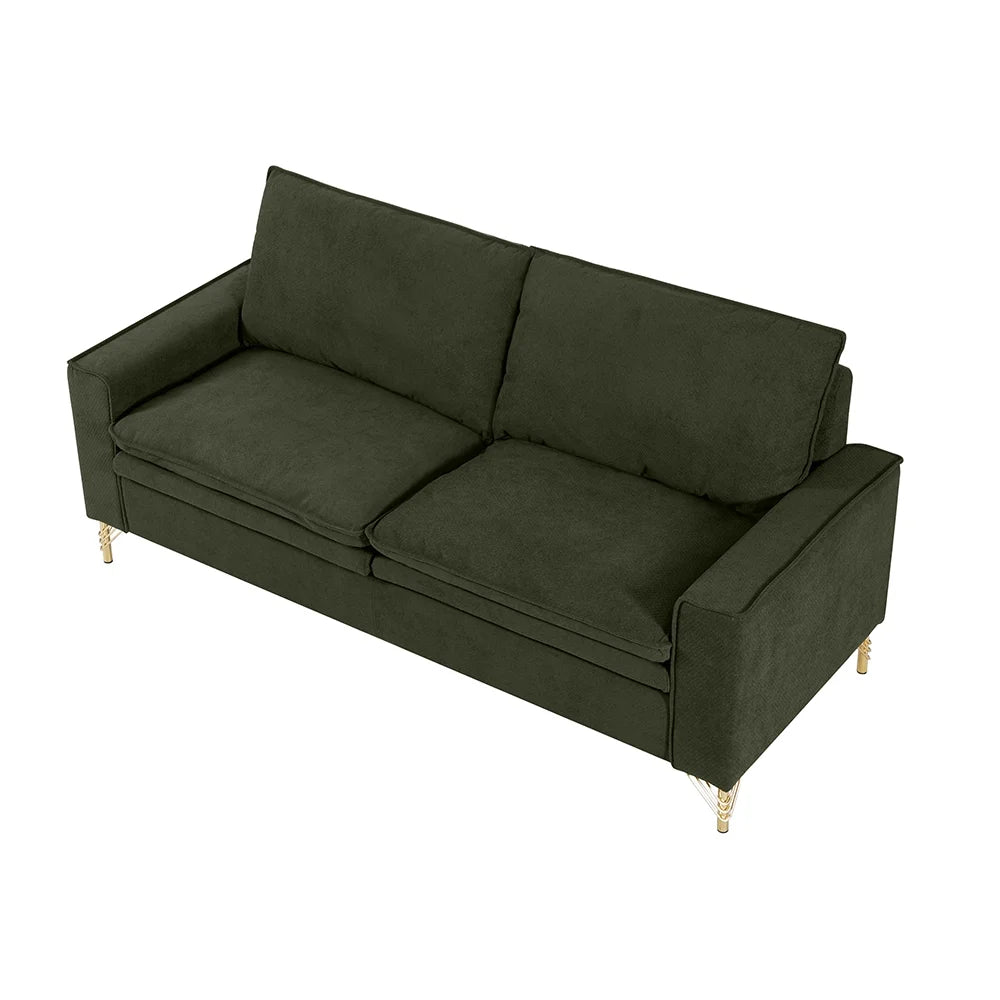 78-inch 2-seat Cotton Linen Fabric Small Sofa H175491