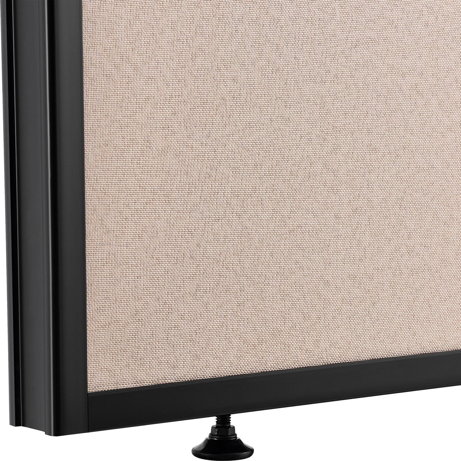 60-1/4"W x 60"H Tan Office Partition Panel T923