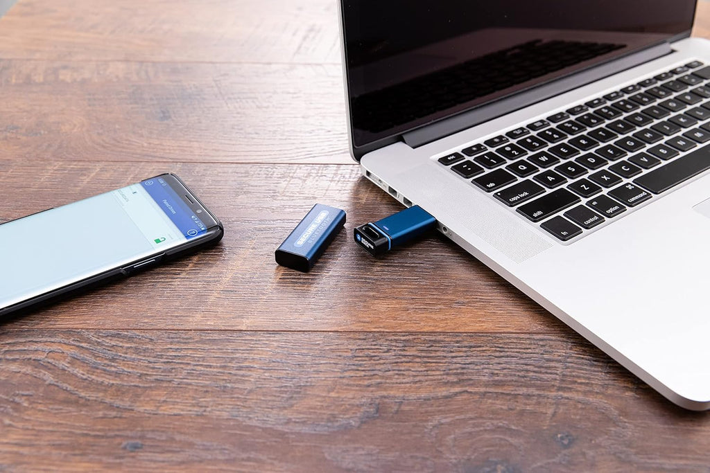 64GB Encrypted Flash Drive with Wireless Authentication D3101