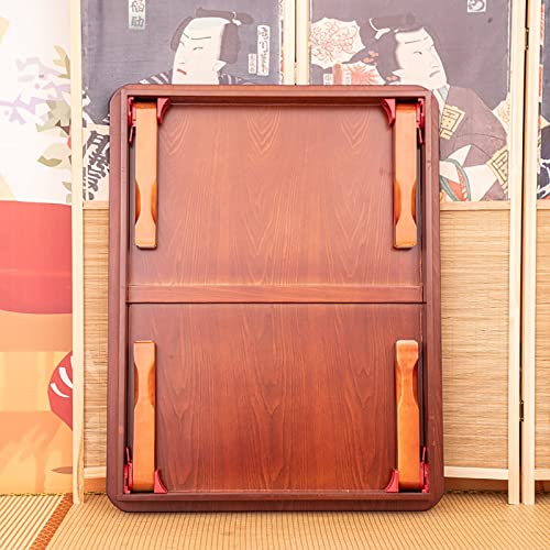 Folding Solid Wood Table (70×50×27cm) C247063