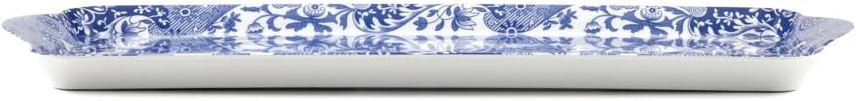 Blue Italian Sandwich Tray Melamine Serving Platter J6016