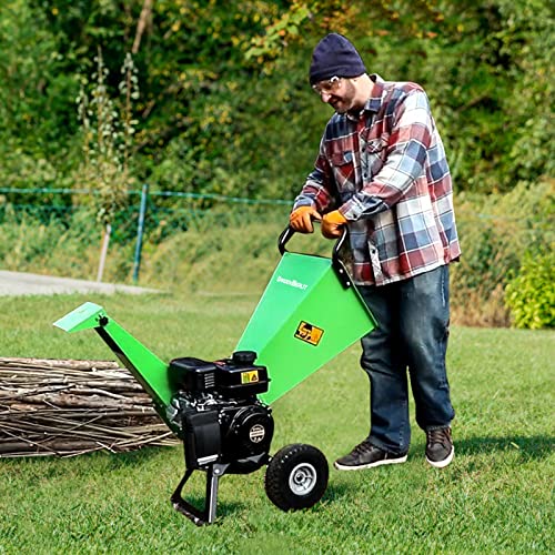 7HP Gas Powered Wood Chipper Shredder Mulcher S124516