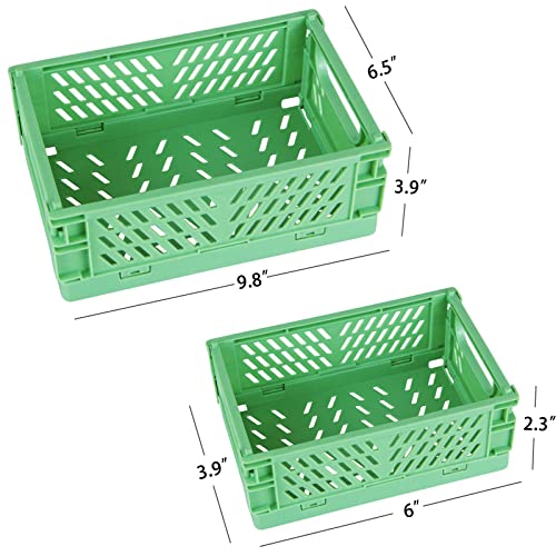 2-Pack Blue Collapsible Plastic Baskets H477