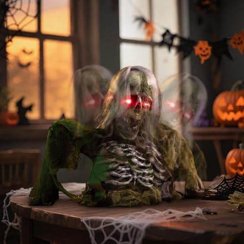 Animatronic Zombie Groundbreaker with Light and Sound P8186