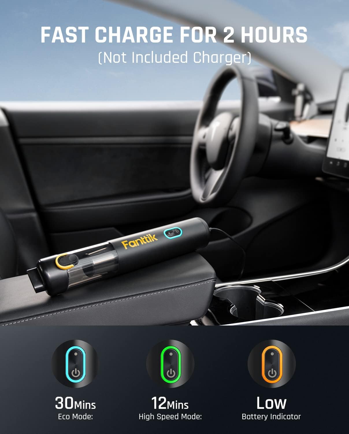 Cordless Car Vacuum & Cordless Screwdriver U7768