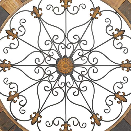 Brown Metal Wall Decor N82639