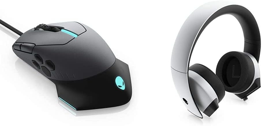 Wired/Wireless Gaming Mouse with 16000 DPI Optical Sensor and 350 Hour Rechargeable Battery A5107