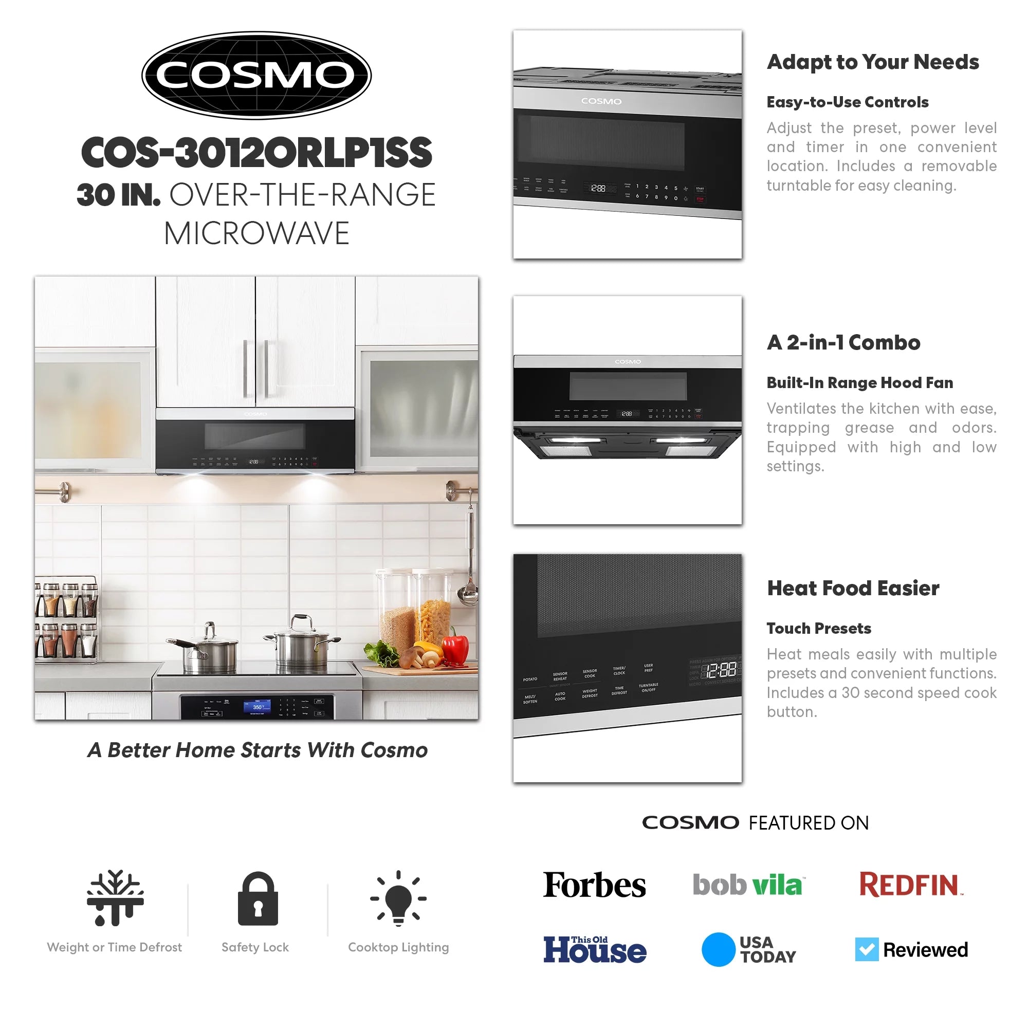 30 in. Slim Over the Range 1.2 cu. ft. Microwave X492