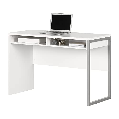 Pure White Metal Desk O166