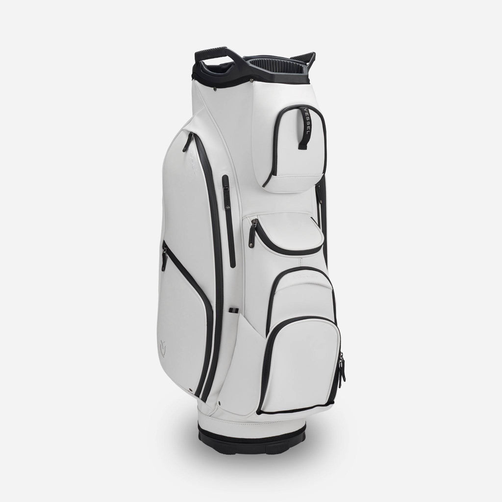 Matte White/Navy Cart Bag T6040