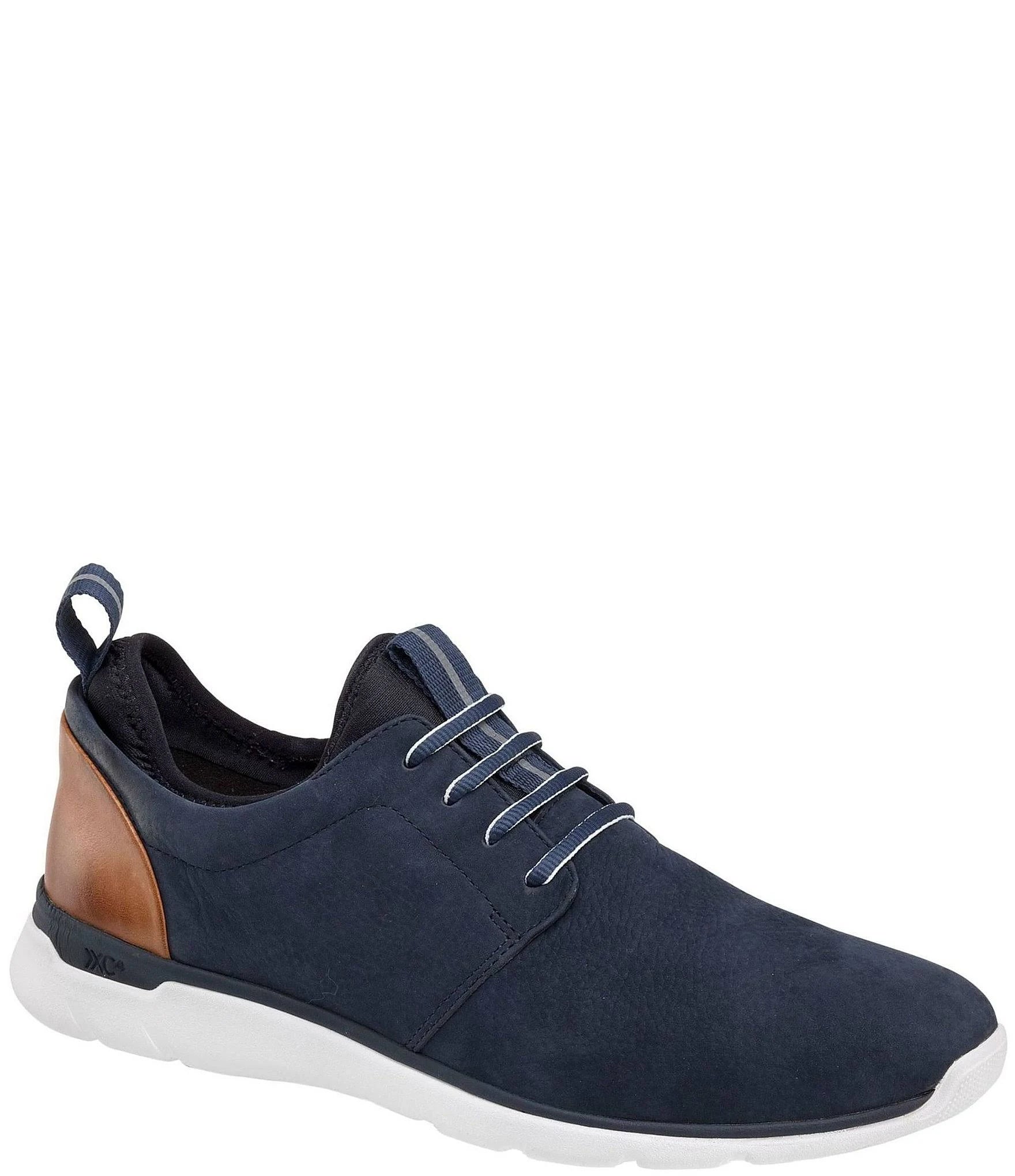 Navy Nubuck Plain Toe Shoes Y44973