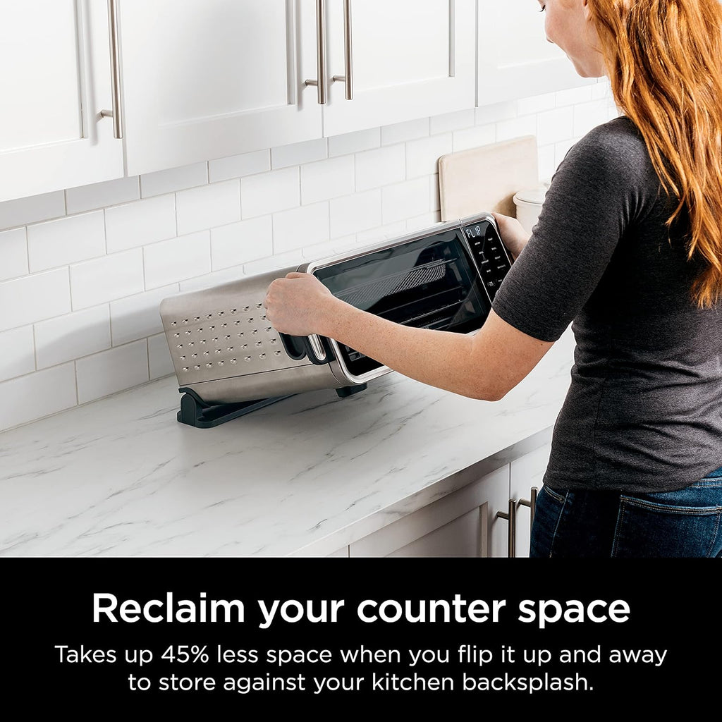Silver 8-in-1 Air Fry Countertop Oven with Air Fry Basket V8576