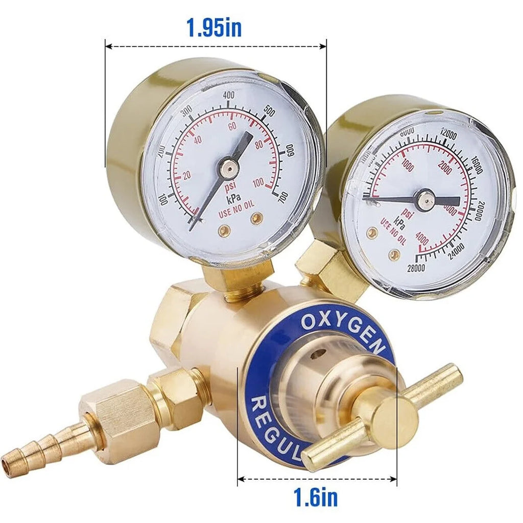 Oxygen and Acetylene Regulators Welding Gas Gauges E86355