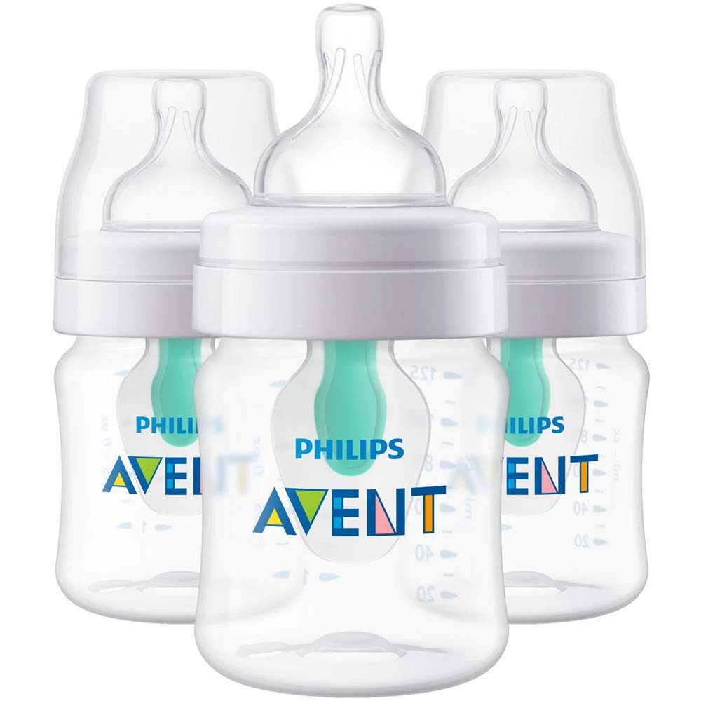 Clear Anti-Colic Bottle 4oz 3pk X755