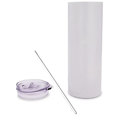 20 oz Stainless Steel Insulated Tumbler White (25PCS) K573741