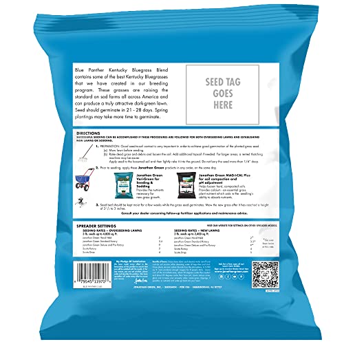 Blue Panther Kentucky Bluegrass Grass Seed (25 lb) F6990