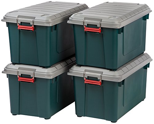 21 Gal Black 4 Pack Storage Bin M81758