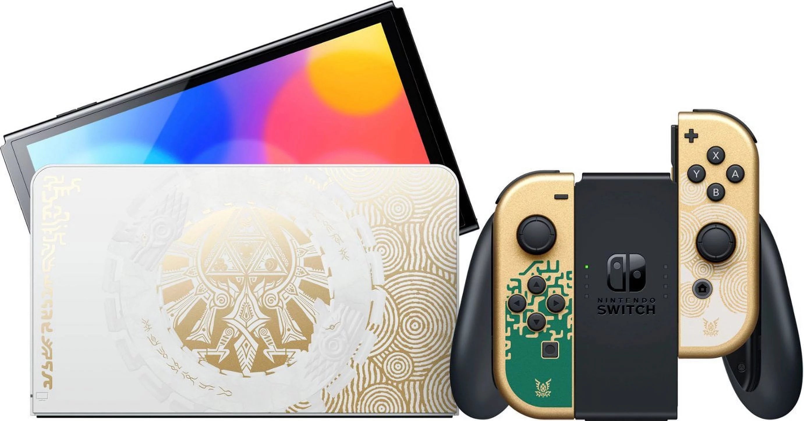 Green & Gold 64GB Console with Joy-Con and Dock B284