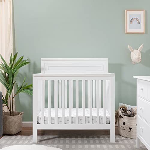 4-in-1 Convertible Mini Crib in Chestnut J951